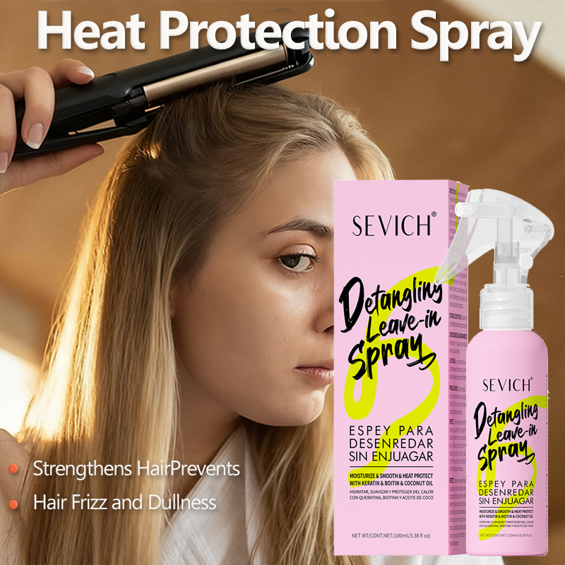 Hair Care Heat Protectant - Spray de Protection thermique, sérum de