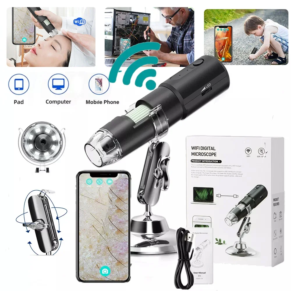 Hair Porosity Test - Dermatoscope analyseur de peau Machine Microscope