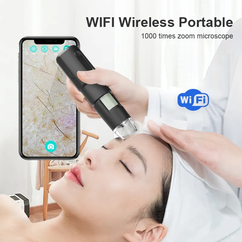 Hair Porosity Test - Microscope numérique WiFi, Dermatoscope électronique sans