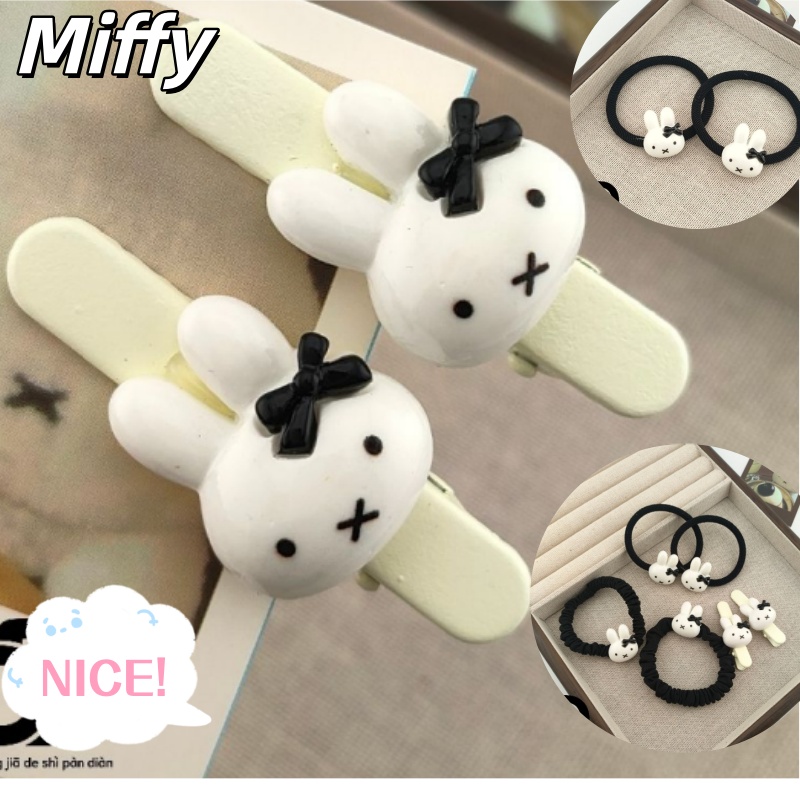 Clip In Hair Piece - Élastique à cheveux mignon Miffy Lapin