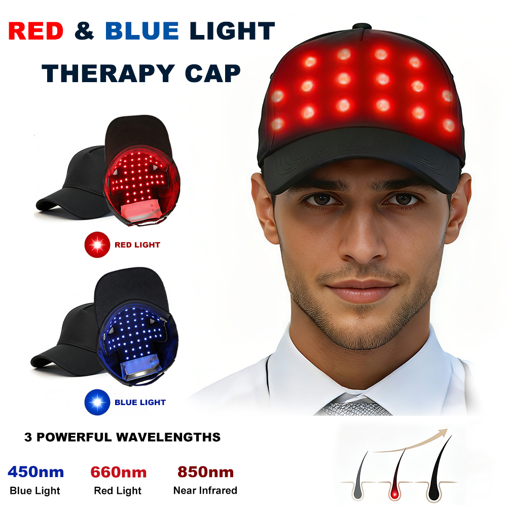 Hair Care Frizzy Hair - Casque de soin capillaire LED avec