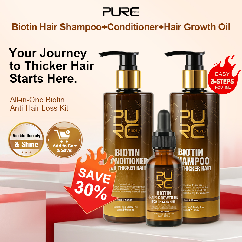 Hair Care Conditioner - PURC biotine huile de croissance des