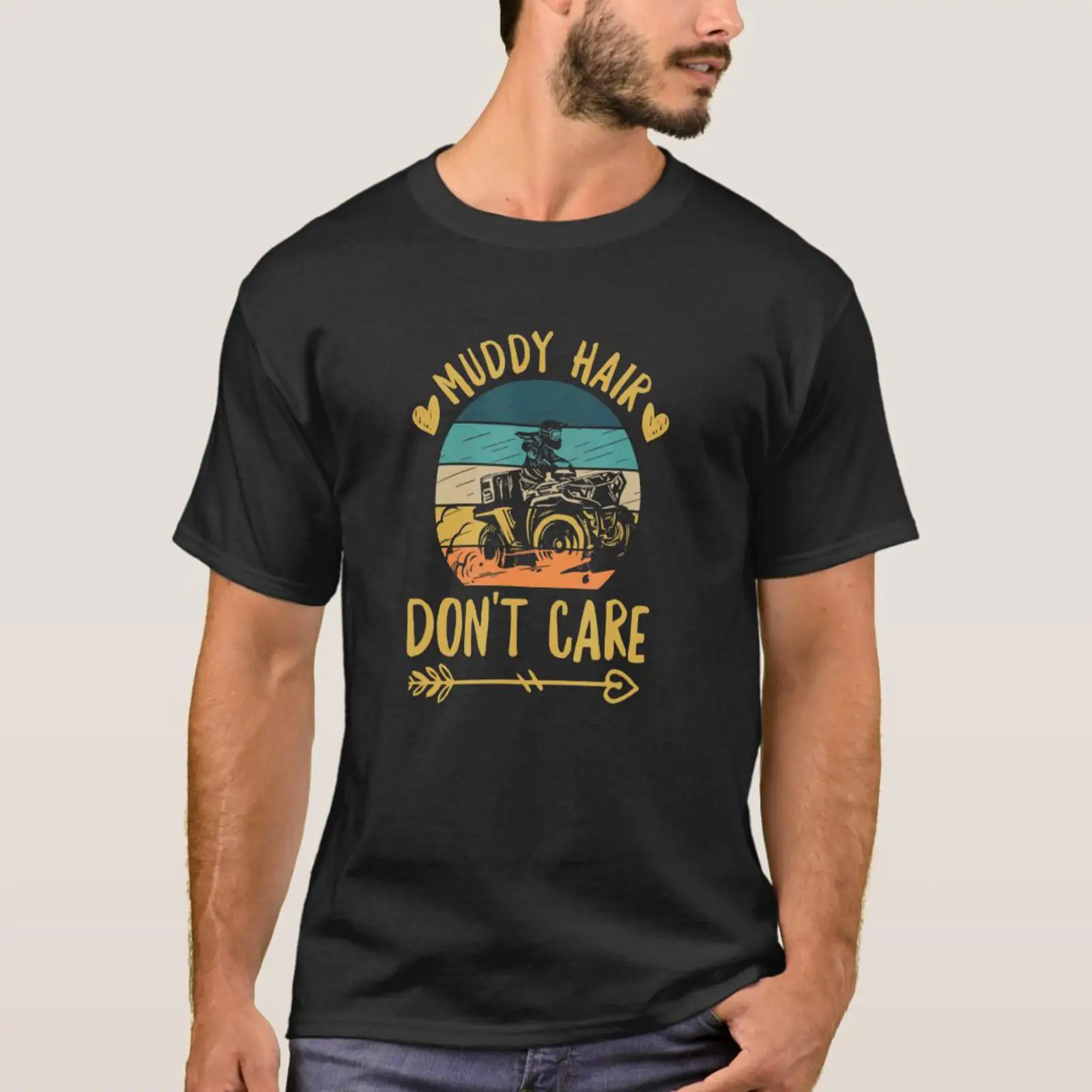 Hair Care Quotes - T-shirt « Muddy Hair Don't Care