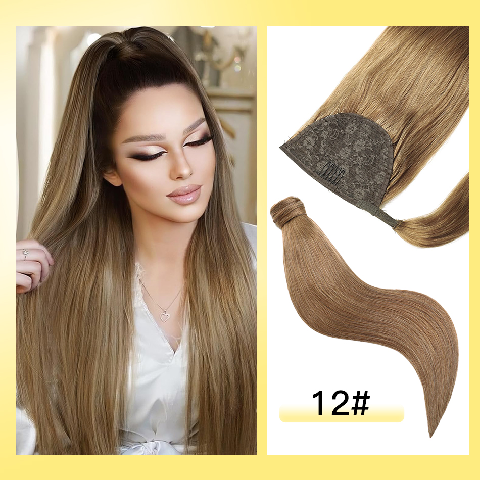 Clip In Hair Piece - Yelo queue de cheval cheveux humains
