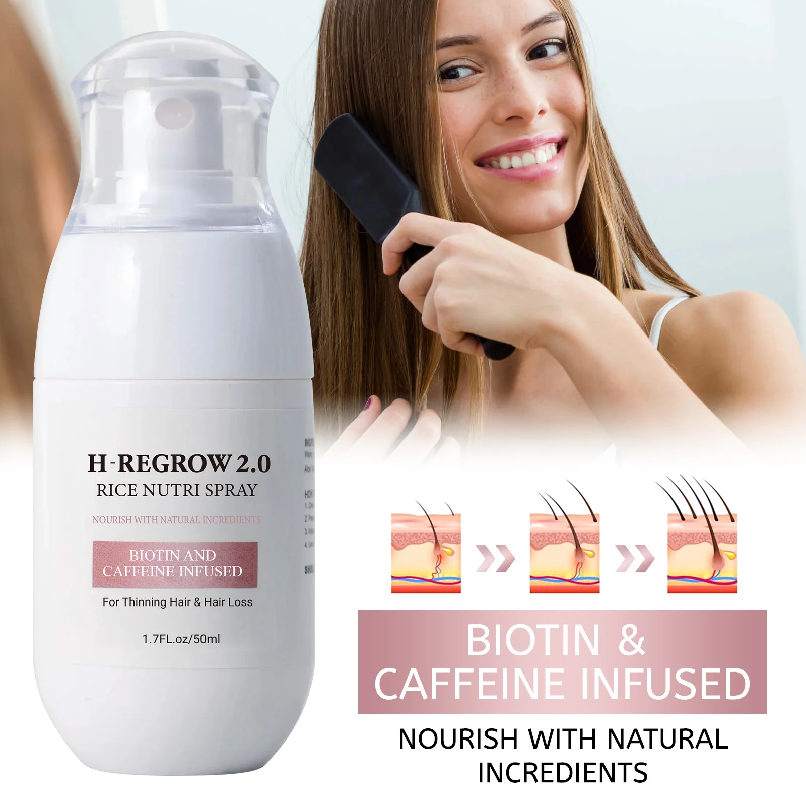 Spray capillaire à l'eau de ri - Hair Care With Rice Water avis et prix