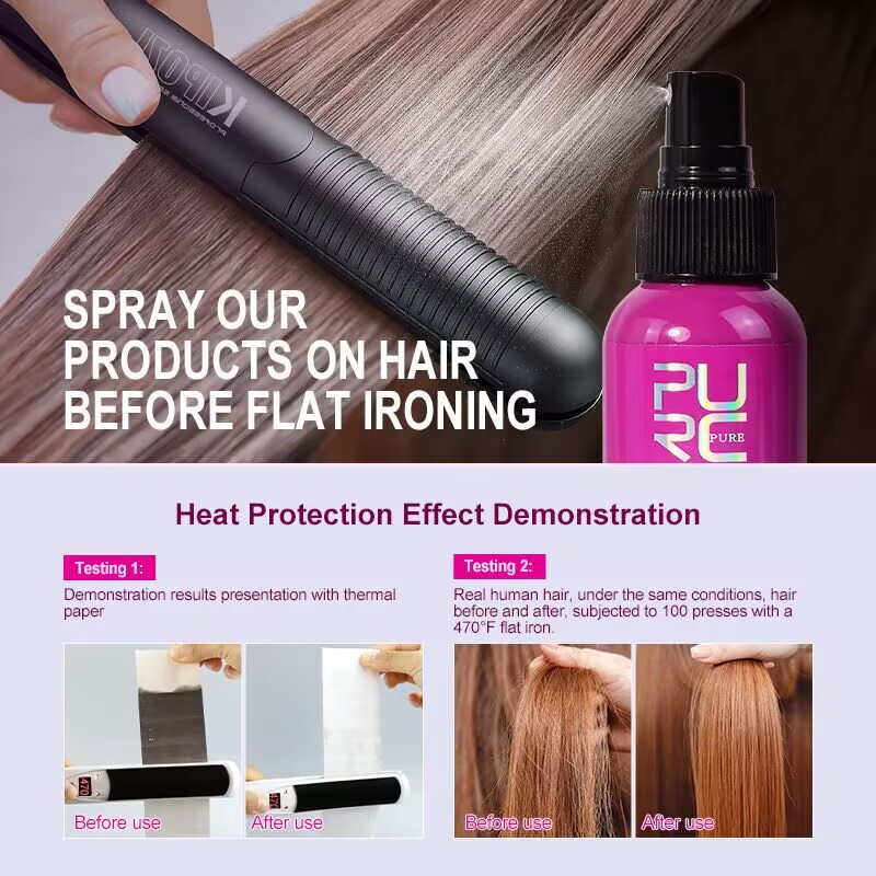Spray protecteur thermique PUR - Hair Care Heat Protectant avis et prix