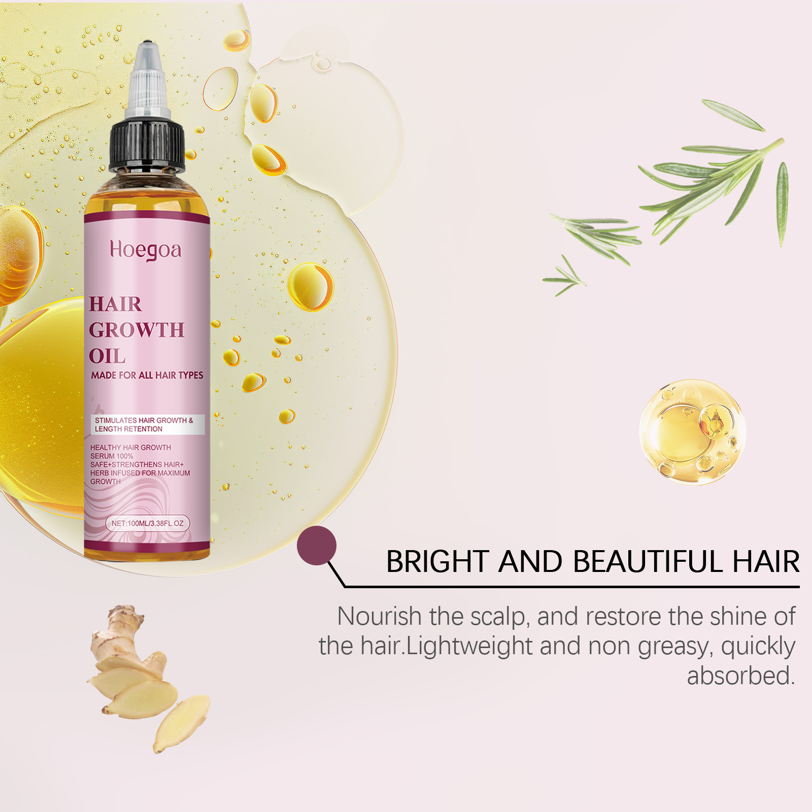 Huile de croissance des cheveu - Hair Care Frizzy Hair avis et prix