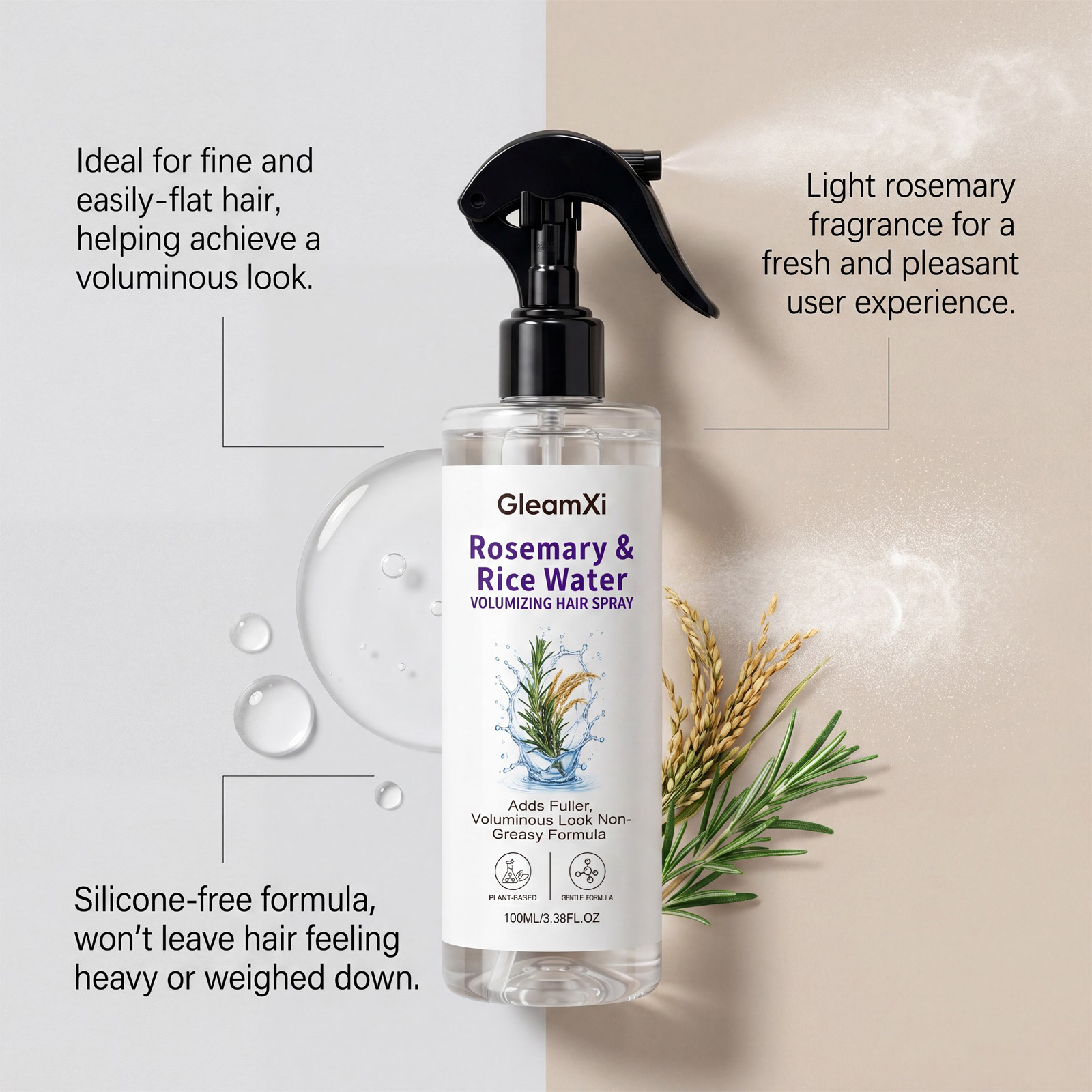Spray capillaire nourrissant à - Hair Care With Rice Water avis et prix