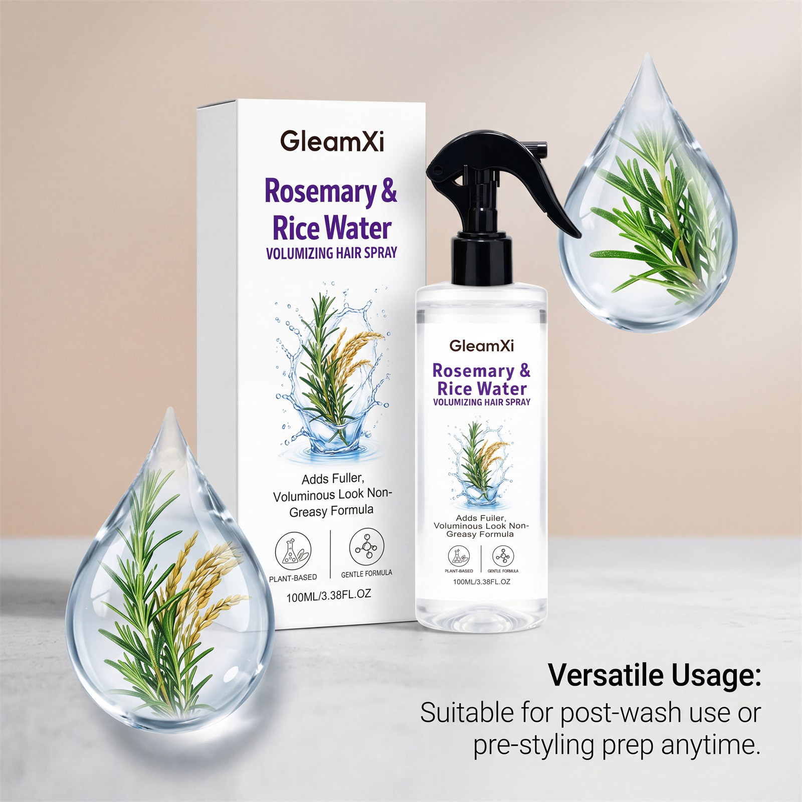 Spray capillaire nourrissant à - Hair Care With Rice Water avis et prix