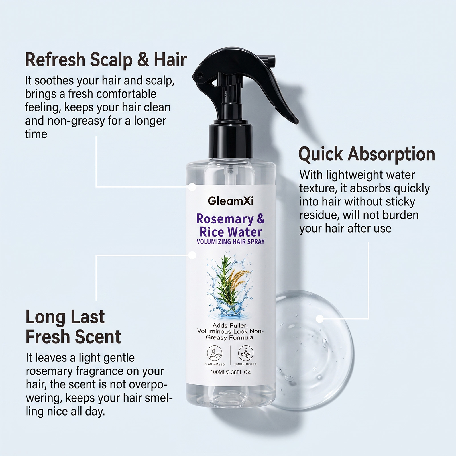 Brume capillaire nourrissante  - Hair Care With Rice Water avis et prix
