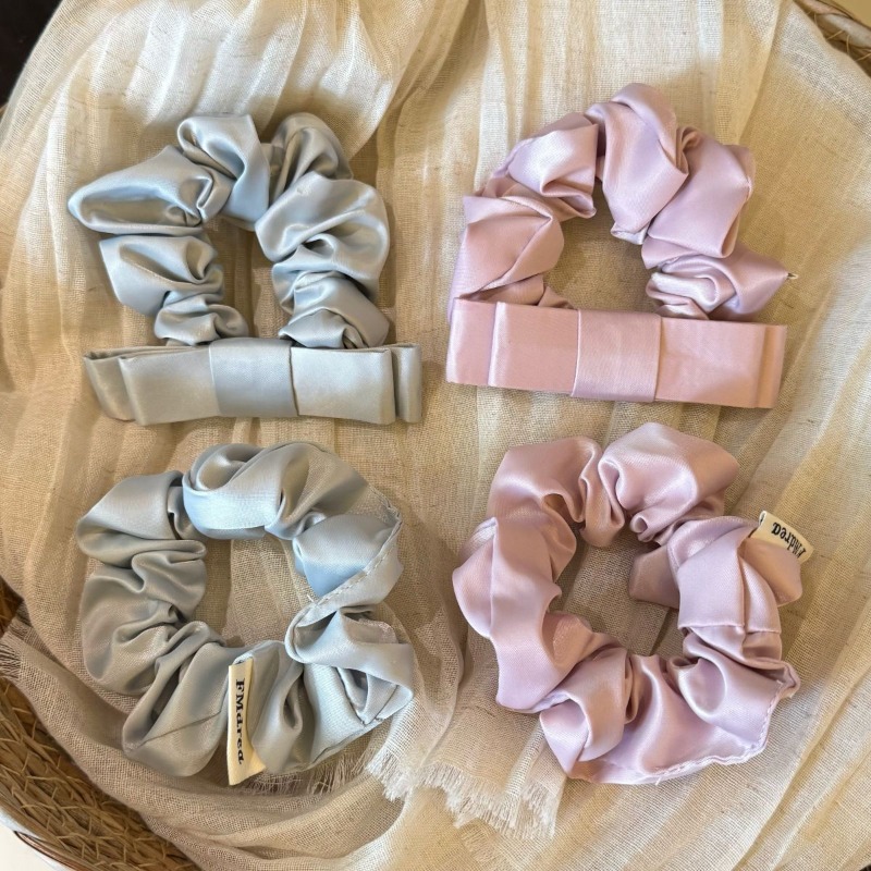 Élastiques à cheveux en satin  - Hair Care Korean avis et prix