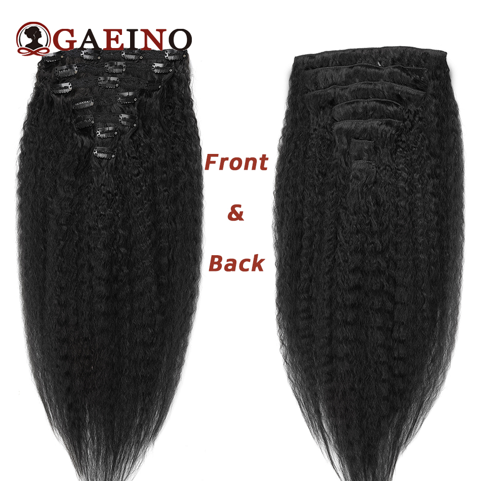Clip droit crépu dans les exte - Clip In Hair Piece avis et prix