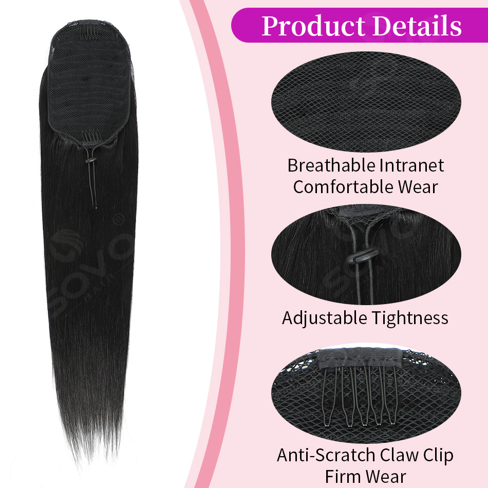 Queue de cheval 100% cheveux h - Clip In Hair Piece avis et prix
