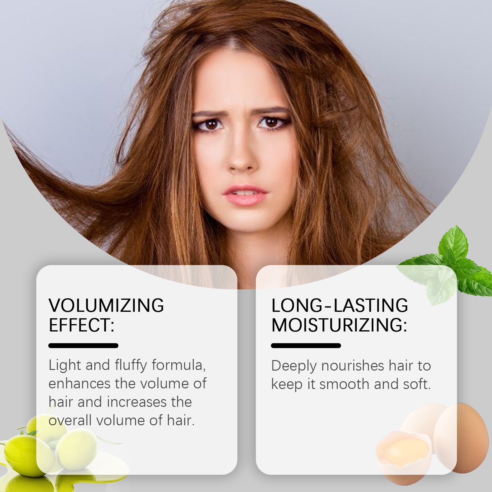 Huile capillaire à remède aux  - Hair Care Frizzy Hair avis et prix