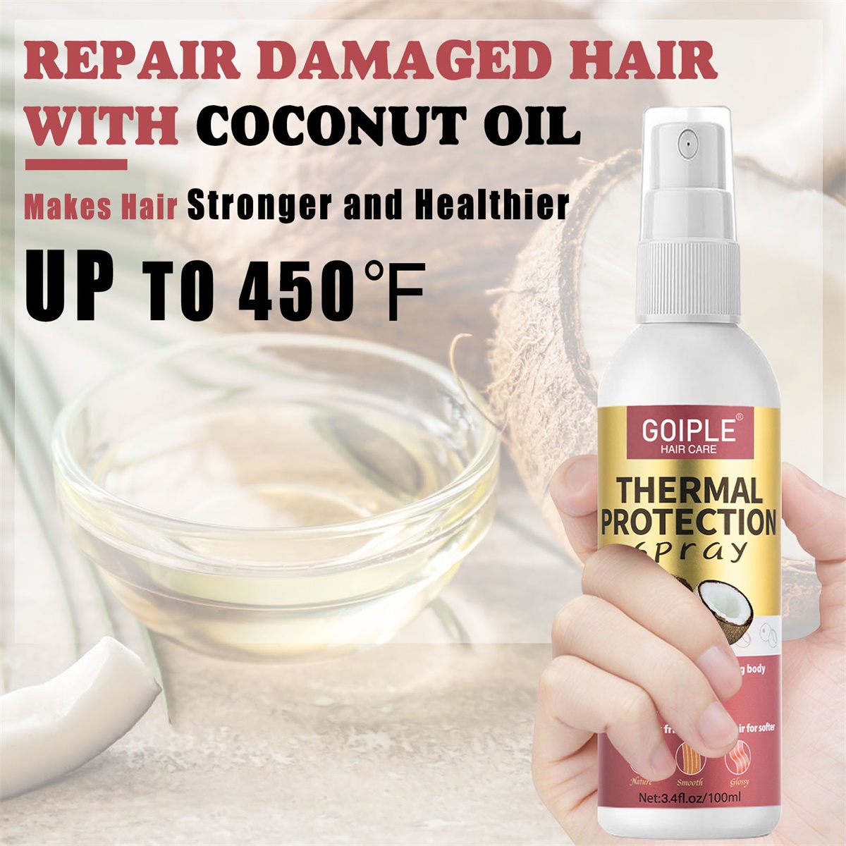 Kit de croissance et d'hydrata - Hair Care Heat Protectant avis et prix