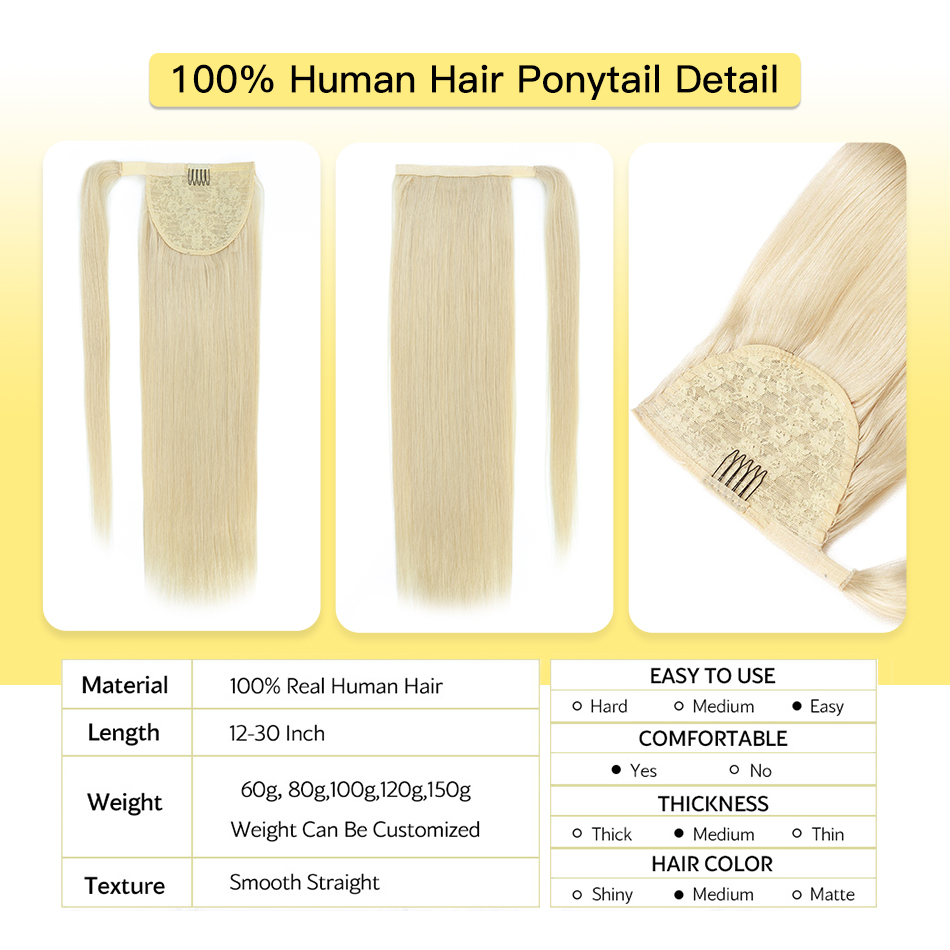 Yelo queue de cheval cheveux h - Clip In Hair Piece avis et prix