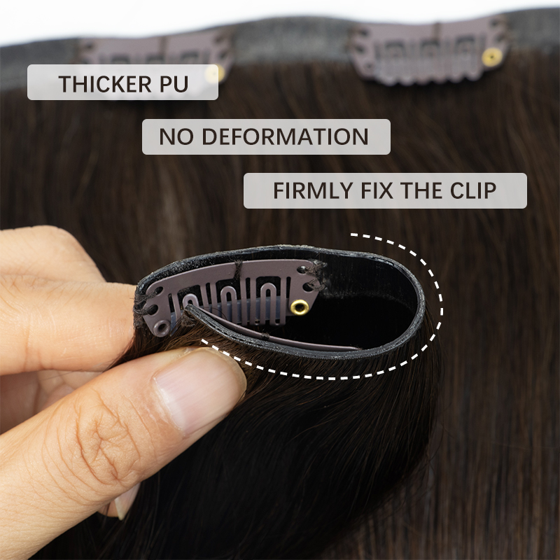Clip en PU épais Invisible dan - Clip In Hair Piece avis et prix