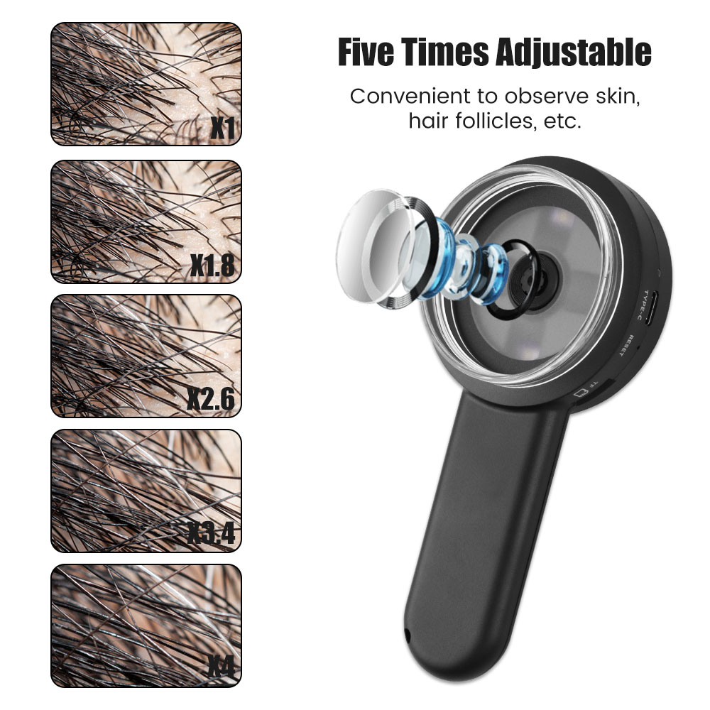 Dermatoscope portatif, analyse - Hair Porosity Test avis et prix